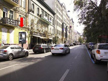 Ситилайт  в Киеве, 1.8x1.2  Ярославів Вал вул., 28, біля кафе "Paul" і готелю "Radisson Blu", в сторону Володимирська вул. фото 1