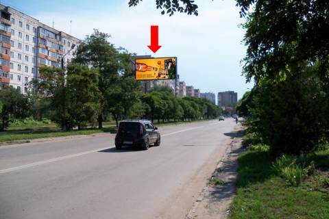 Билборд  в Ивано-Франковске, 3x6  Вовчинецька (Гагаріна) вул. / Любачівського вул. фото 1