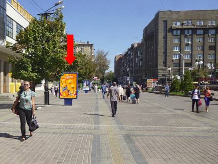 Сiтiлайт B у Харкові, 1.8x1.2  Привокзальна пл., Главпочтампа, вихід зі ст. м. Вокзальна (кол. Південний вокзал) Фото 1