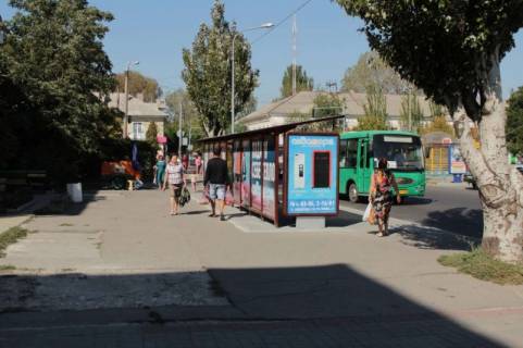 Ситилайт B в Бердянске Итальянская ул., остановка "Центр рынок" фото 1