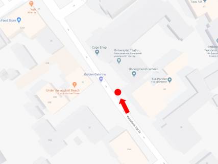 Ситилайт B в Киеве, 1.8x1.2  Ярославів Вал вул., 40, в напрямку Львівської пл. схема