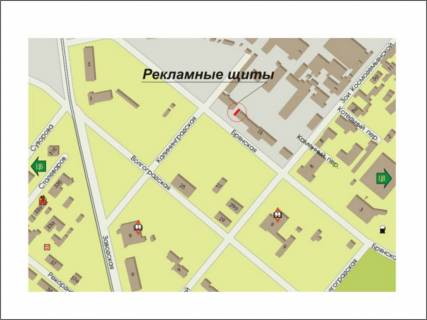 Билборд A в Запорожье Гуляйпільська вул. (Брянська) ул., 15, Авторынок "Славянский", фасад схема