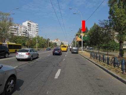 Білборд, Бігборд (Борд)  A у Києві Йорданська вул. (Колиш. Гавро вул.), 16, в сторону Героїв полку «Азов» вул. (Маршала Малиновського), ст.м. "Оболонь" Фото 1