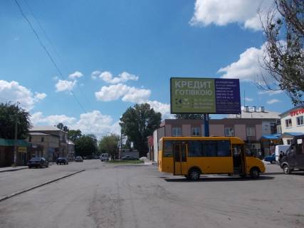 Билборд A в Покровске Залізнична вул. (колиш. Шота вул.), автостанція, ж/д вокзал фото 1