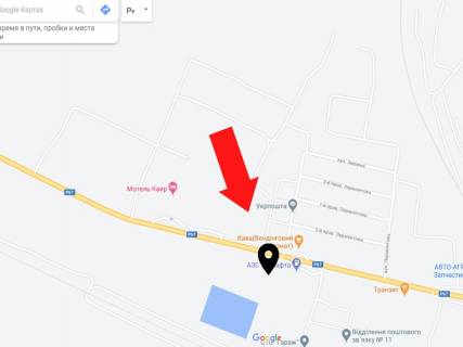 Билборд B в Прилуках Вавилова вул., 15, навпроти, АЗС "Укрнафта" схема