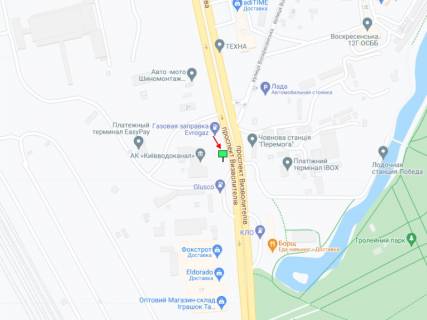Призма A в Киеве просп. Георгія Нарбута (Визволителів)., 19, в сторону ст.м. "Дарниця" - 374209 схема