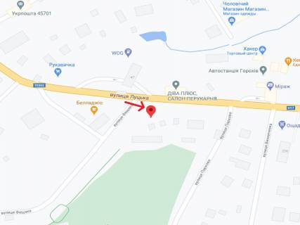 Billboard A in Gorokhiv Luc'ka st. - Fesaka st., 1, navproti scheme