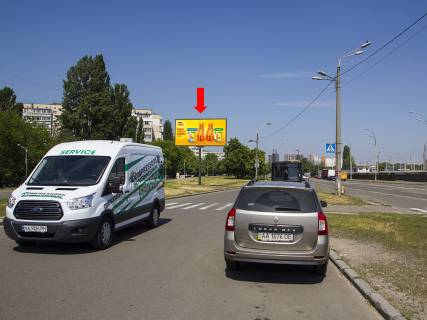 Билборд  в Киеве, 3x6  Корольова пр., 5, навпроти, супермаркет "Сільпо", в бік просп. Леся Курбаса (50-річчя Жовтня) фото 1