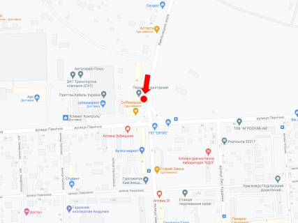 Билборд A в Каменец-Подольском, 3x6  Хмельницьке шосе / Північна вул. схема