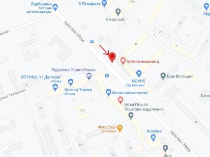 Сiтiлайт B у Миколаєві Миру пр., 40А схема