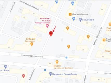 Ситискролл B в Николаеве Соборна вул. (Радянська) ., 9 схема