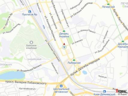 Скроллер A в Киеве Антоновича вул. (колиш. Горького вул.), 155, навпроти - 294538 схема