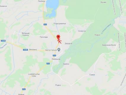 Билборд A в Любешов (Любешов), 3x6  смт Любешів, у бік Дольська схема