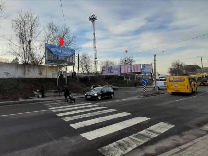 Билборд B в Ивано-Франковске, 3x6  Вовчинецька (Гагаріна) вул. - Миру вул. - Сагайдачного вул. фото 1