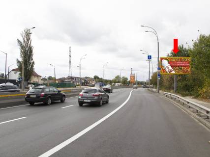 Билборд A в Киеве Набережно-Рыбальская ул., напротив АЗС “Glusco”,возле клуба “Disco Radio Hall”, в сторону Оболони, Північний міст (Московський міст) фото 1