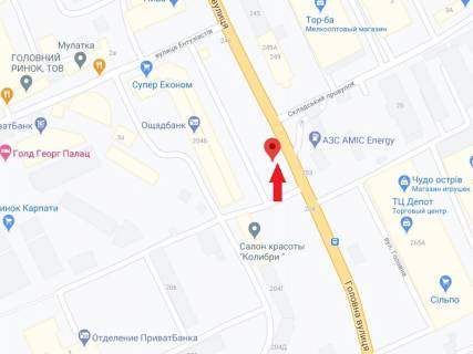 Скроллер B в Черновцах, 2.3x3.14  Головна вул., 204б - 586466 схема