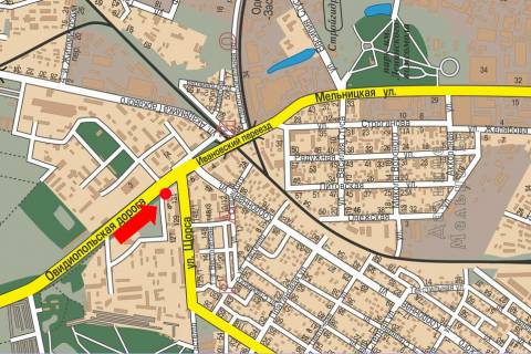 Билборд  в Одессе, 3x6  Овідіопольська дорога вул. / Ріхтера вул. (кол. Щорса вул.), біля зупинки "Селекціонний інститут", в центр схема