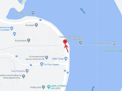 Нестандарт A в Киеве Набережно-Рибальська вул., Від центру, в сторону ст.м. "Оболонь", лівий. Вартість монтажу і демонтажу НЕ ВХОДИТЬ в вартість оренди і оплачується додатково. Подробиці у менеджерів. схема
