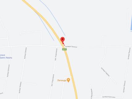 Билборд A в Жовкве Автодорога М-09 - Пильна вул., в'їзд в м. Жовква, від м. Львів схема