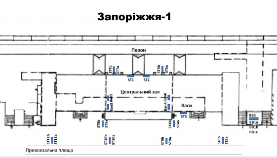 Billboard B in Zaporizhzhya, 3x6  Соборний пр., 6г, на клумбі над тунелем, (2) scheme