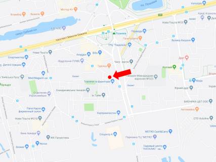 Билборд B в Киеве, 3x6  Гришка, 10 - пр. Григоренка, навпроти ресторону "Тарілка" в сторону ТРЦ "Аладдін" схема