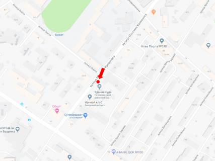 Билборд B в Киеве, 2.3x3.14  Кривоноса вул. / вул. Освіти, в бік пр. Лобановського (колиш. Червонозоряний) схема