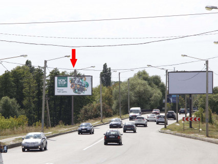 Билборд B в Харькове, 3x6  Полтавський Шлях вул. - Гуківський міст, з центру фото 1