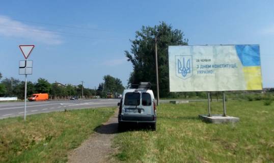 Билборд A в Жовкве Львівська вул. - Вокзальна вул., виїзд на м. Львів фото 1