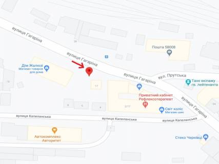 Scrolller, Scroll A in Chernivtsi Gagarina st., 17 - 300102 scheme