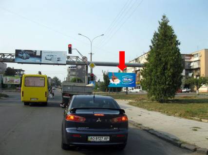 Билборд A в Ужгороде, 3x6  Марії Заньковецької (Шолохова) вул. / Грушевського вул. фото 1