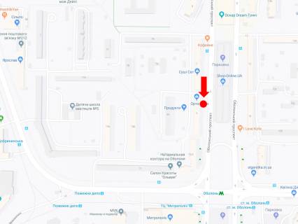 Призма  в Киеве, 3x6  Оболонський пр., 5, ТРЦ "Dream Town", в сторону ст.м. "Оболонь" - 445815 схема