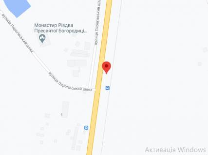 Билборд B в Киеве шосе Дніпровське (шосе Дніпропетровське), Новообуховская трасса, 4 км до г. Киев, в сторону г. Обухов схема