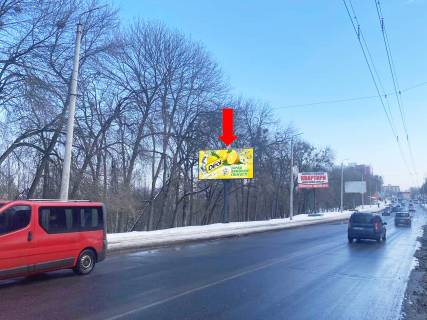 Билборд B в Хмельницком, 3x6  Львівське шосе, 55, навпроти університету економіки, до центру фото 1