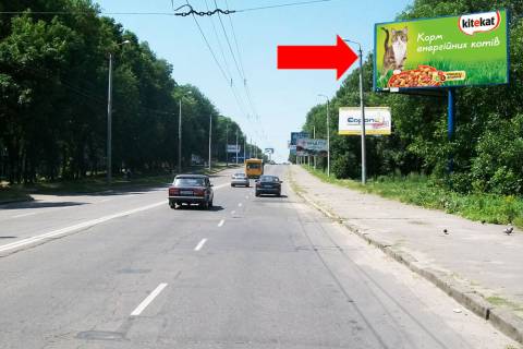 Билборд  в Хмельницком, 3x6  Львівське шосе, 55, в''їзд в бік м. Львова фото 1