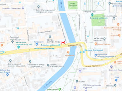 Ситилайт A в Харькове, 1.8x1.2  Полтавський Шлях вул., 4 схема
