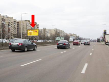 Billboard  in Kyiv, 3x6  Suhevica av. (kolis. Vatutina av.), 26, navproti AZS BRSM, v storonu st.m. "Pocajna", centru Photo 1