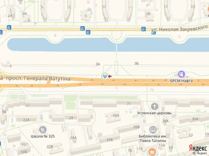 Prismatron, Prism A in Kyiv Suhevica av. (kolis. Vatutina), 26, navproti, v centr - 197126 scheme