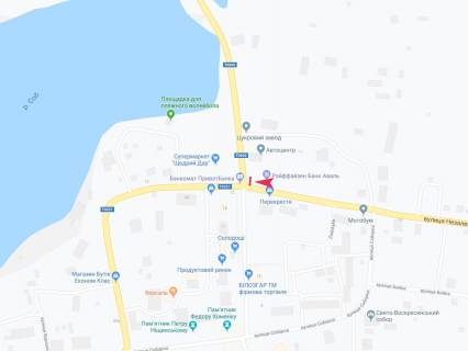Білборд, Бігборд (Борд)   у Іллінцях, 3x6  Незалежності вул. схема