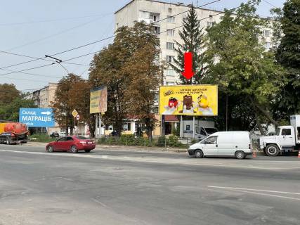 Билборд  в Тернополе, 3x6  Торговиця вул. (Живова)., 2, в бік Центрального ринку фото 1
