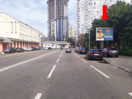 Билборд A в Киеве, 2.3x3.14  Байкова вул. - вул. Ямська, в сторону вул. Малевича, центру фото 1