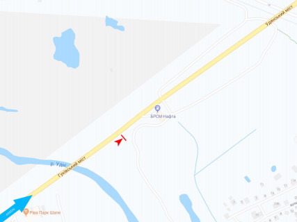 Билборд A в Харькове, 3x6  Полтавський Шлях вул. - Гуківський міст, в центр схема
