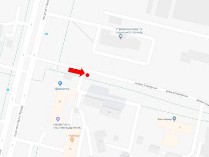 Билборд A в Харькове, 3x6  Олімпійська вул. / Ландау пр. (кол. 50 років СРСР пр.), в бік Петра Григоренка проспект (кол. Маршала Жукова) схема