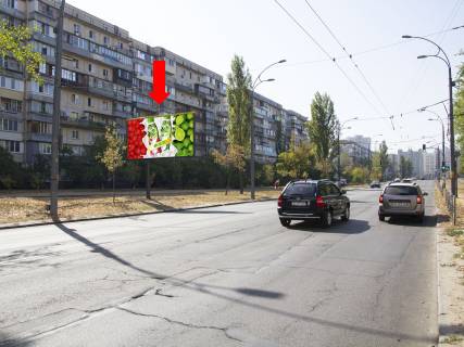 Билборд  в Киеве, 3x6  Тимошенко вул., 6, навпроти супермаркету "Екомаркет", в сторону Героїв полку «Азов» вул. (Маршала Малиновського) фото 1