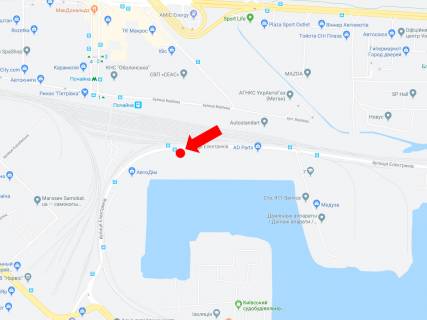 Билборд  в Киеве, 3x6  Електриків вул., 12, навпроти, в сторону вул. Новокостянтинівської схема