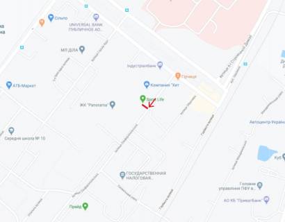 Скроллер A в Днепр (Днепропетровск), 3.14х2.32  вул. Сімферопольська, в районі буд. 2 М, напрямок від просп. Дмитра Яворницького (Карла Маркса) - 247802 схема