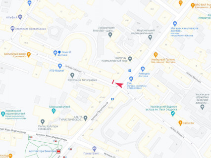 Citylight B in Kharkiv, 1.8x1.2  Гіршмана вул., 19 scheme