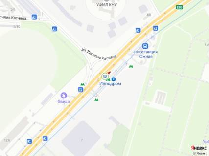 Скролер, Скрол B у Києві Глушкова пр. - Касіяна вул., ст.м. "Іподром", з центру - 382223 схема