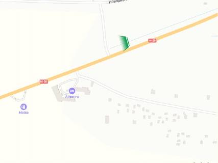 Билборд B в с. Колоденка, 3x6  с. Колоденка, 328-й км автодороги М06 схема