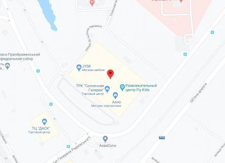 Видеоборд A у Кривому Розі 30-ти річчя Перемоги пл., 1, 2-й поверх, Фудзон, ТЦ "Сонячна Галерея", відеостойка, прайс за ролик 10 сек, 144 виходу з 8:00 до 22:00. Розрахунок інших параметрів уточнюйте у менеджера. - 292417 схема