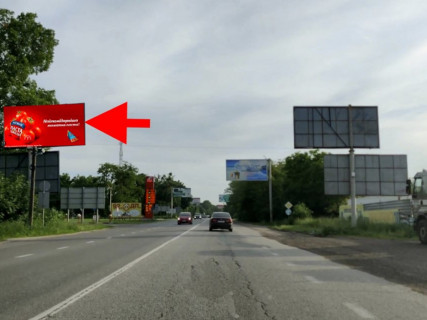Білборд, Бігборд (Борд)  B у Високому, 3x6  Сімферопольське шосе, с. Високий, пост ДАІ, (5), виїзд з міста, верхній Фото 1